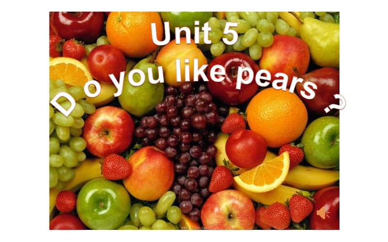三年级英语下册课件-Unit 5Do you like pears ？-人教PEP版(共15张PPT)_第1页