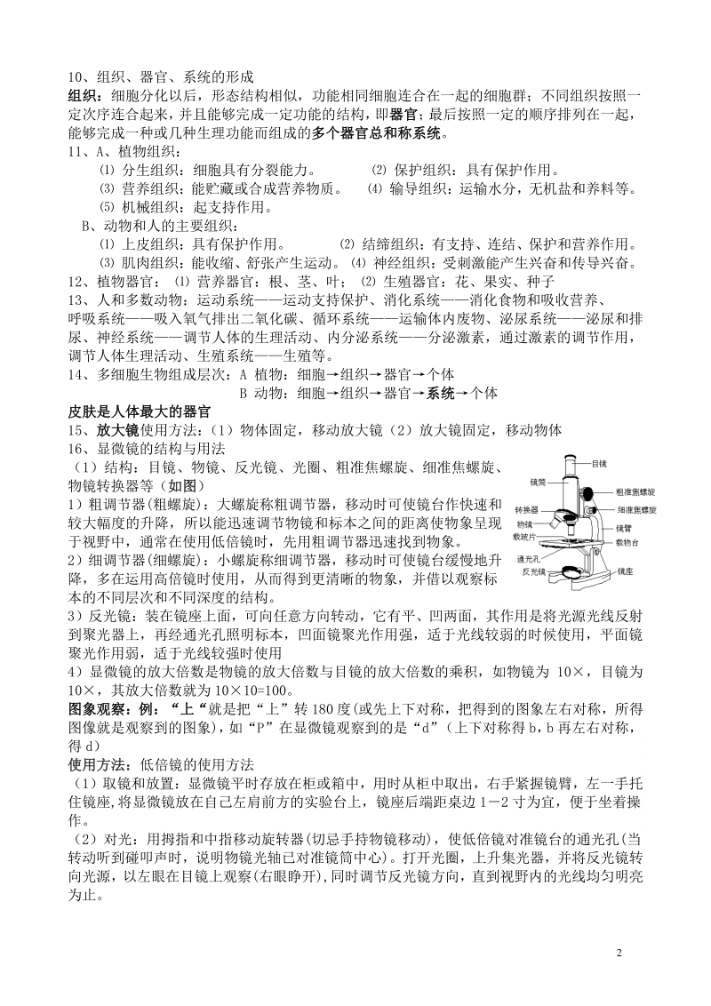 深圳八年级会考生物高频知识点总结复习大全_第2页