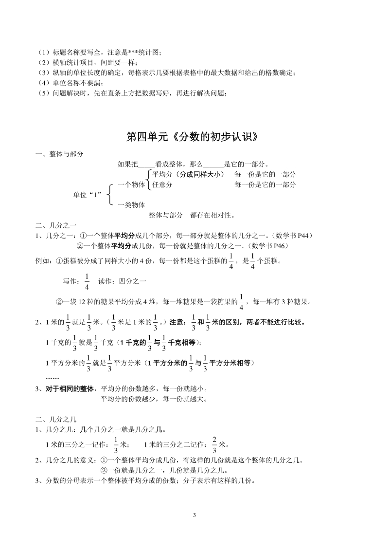 2021年沪教版三年级下册数学知识梳理_第3页