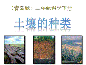 2021新青岛版（五四制）三年级科学下册 第2课 土壤的种类ppt课件