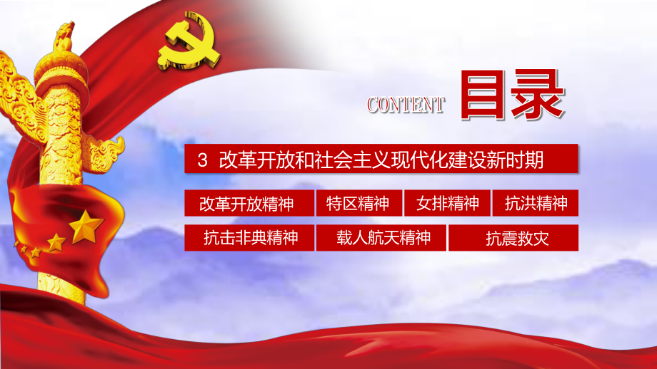 红色党政中国精神谱系PPT_第3页
