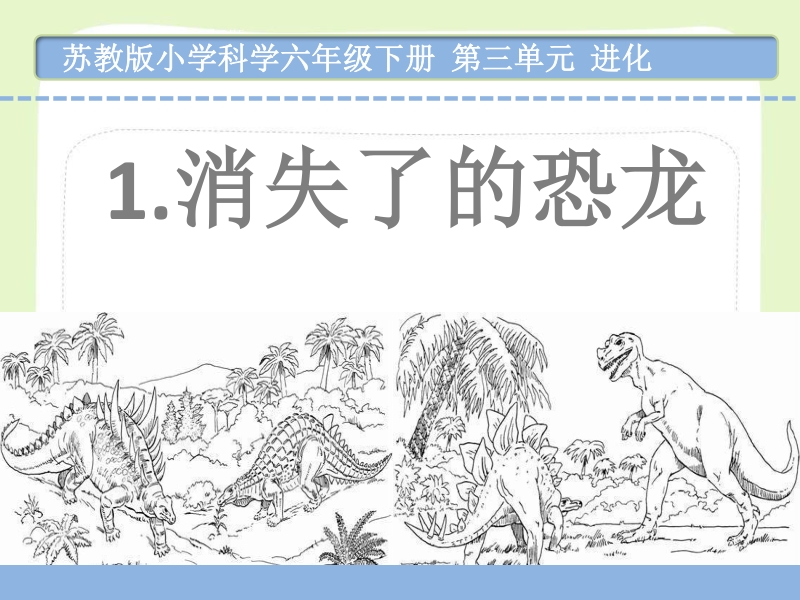 南京市苏教版科学六年级下册《第三单元进化》全部课件（共3课时）_第2页