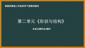 南京市苏教版科学五年级下册《第二单元形状与结构》课件（共4课时）