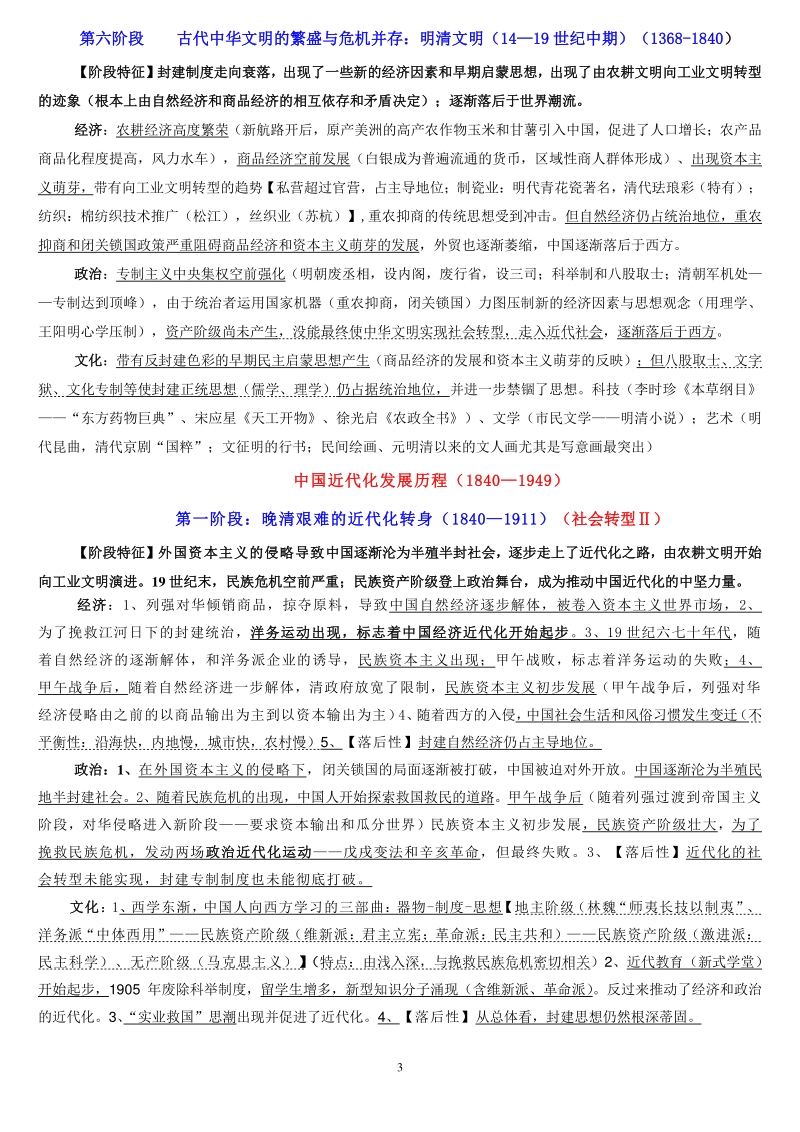 2021年广东省高考高中历史阶段特征_第3页