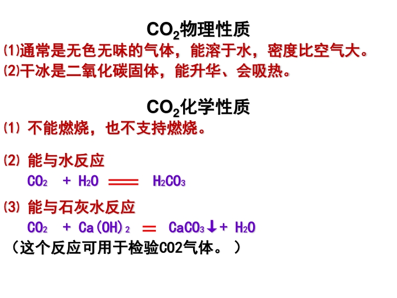 课题3 二氧化碳和一氧化碳（第2课时）课件（人教版化学九年级上）_第2页