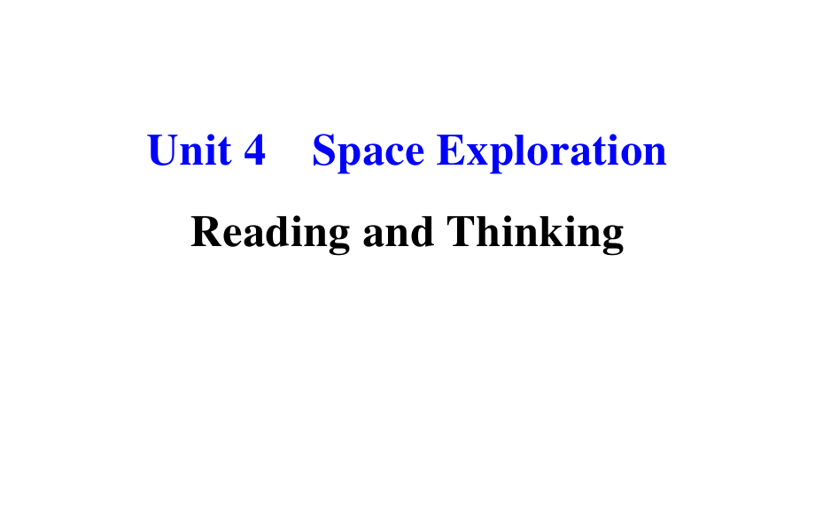 2021年人教版（新教材）高中英语必修第三册Unit4 Reading and Thinking课件_第1页