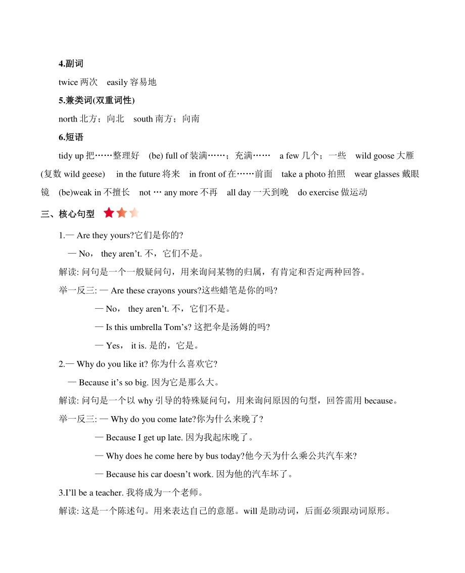 2021年上海版牛津五年级下英语全册知识点清单_第2页