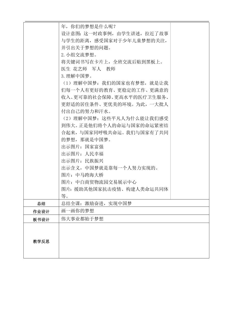 学生读本（小学高年级）《习近平新时代中国特色社会主义思想》全册教案（表格式）_第2页